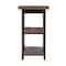 Alaterre Furniture Pomona Metal and Wood 2-Shelf End Table AMBA0220 - alternate 5
